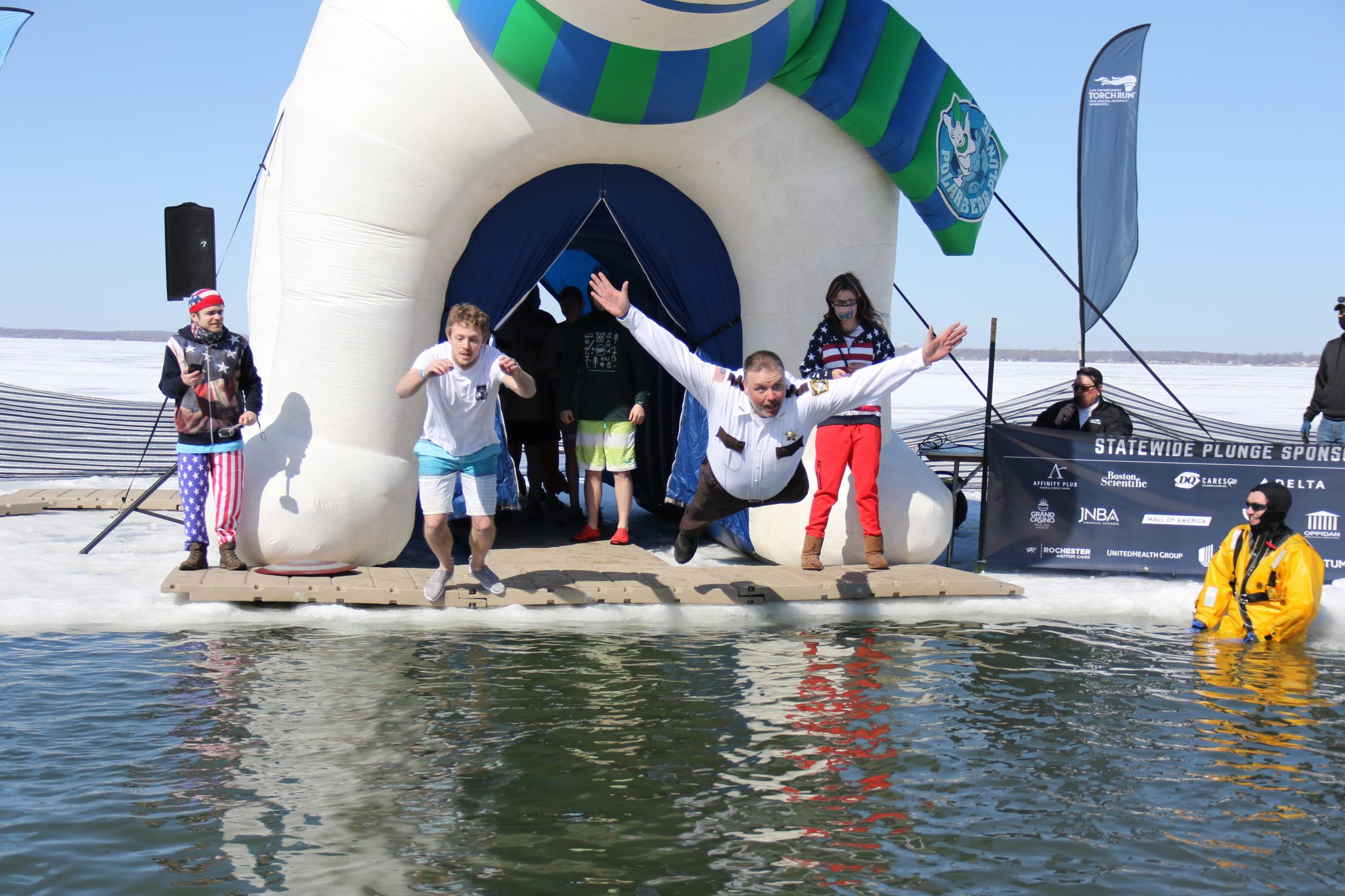 Otter Tail Lake Special Olympics Minnesota Polar Plunge Meets 75,000