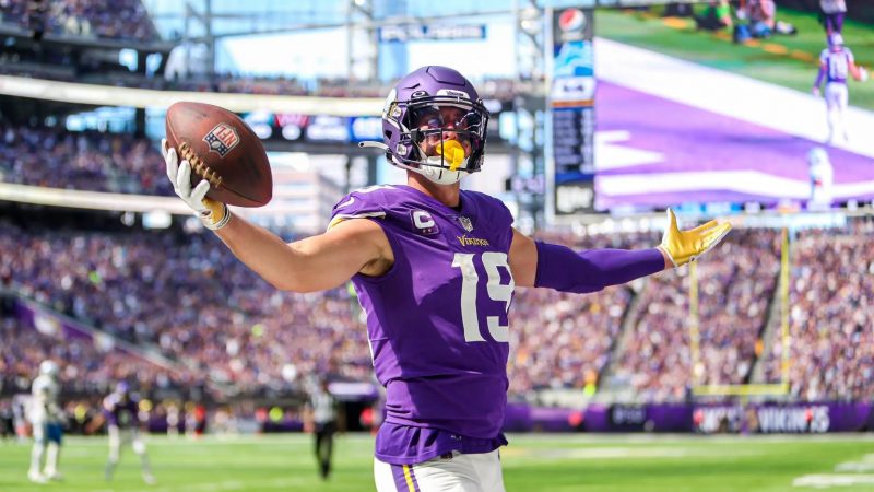 Adam Thielen Catches 50th Career Touchdown In Win Over Lions | Fergus Now