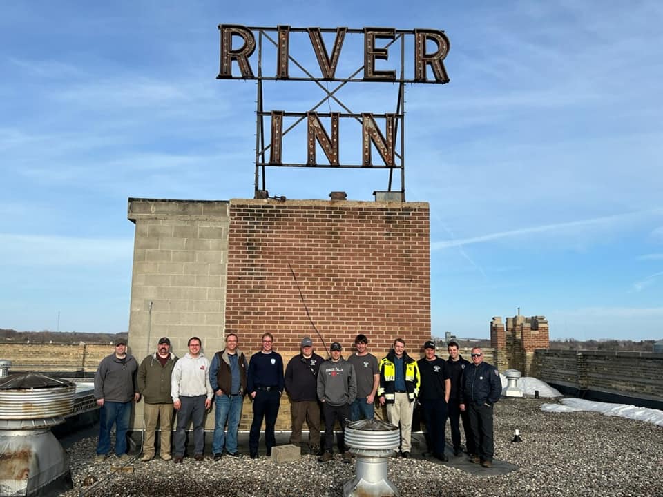 Fergus Falls Fire Department Walkthrough Training at The River Inn