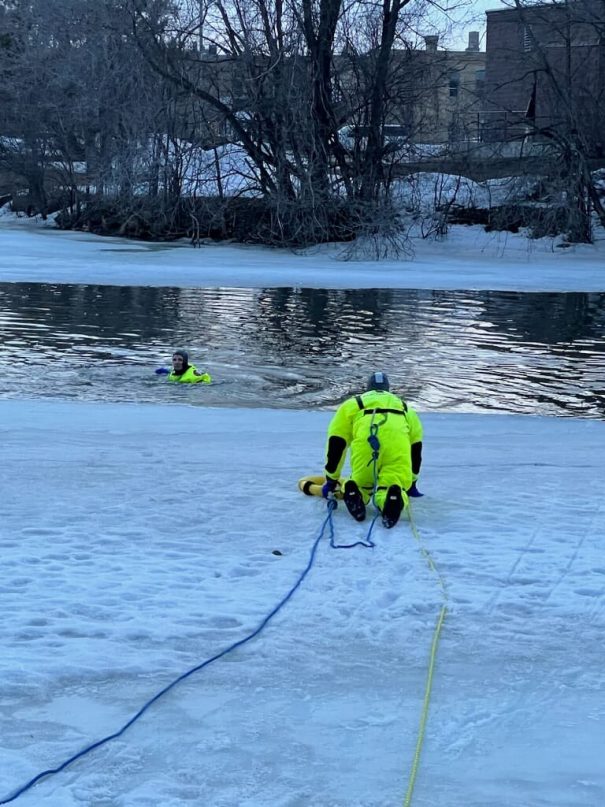 Fergus Falls Fire Department Walkthrough Training at The River Inn